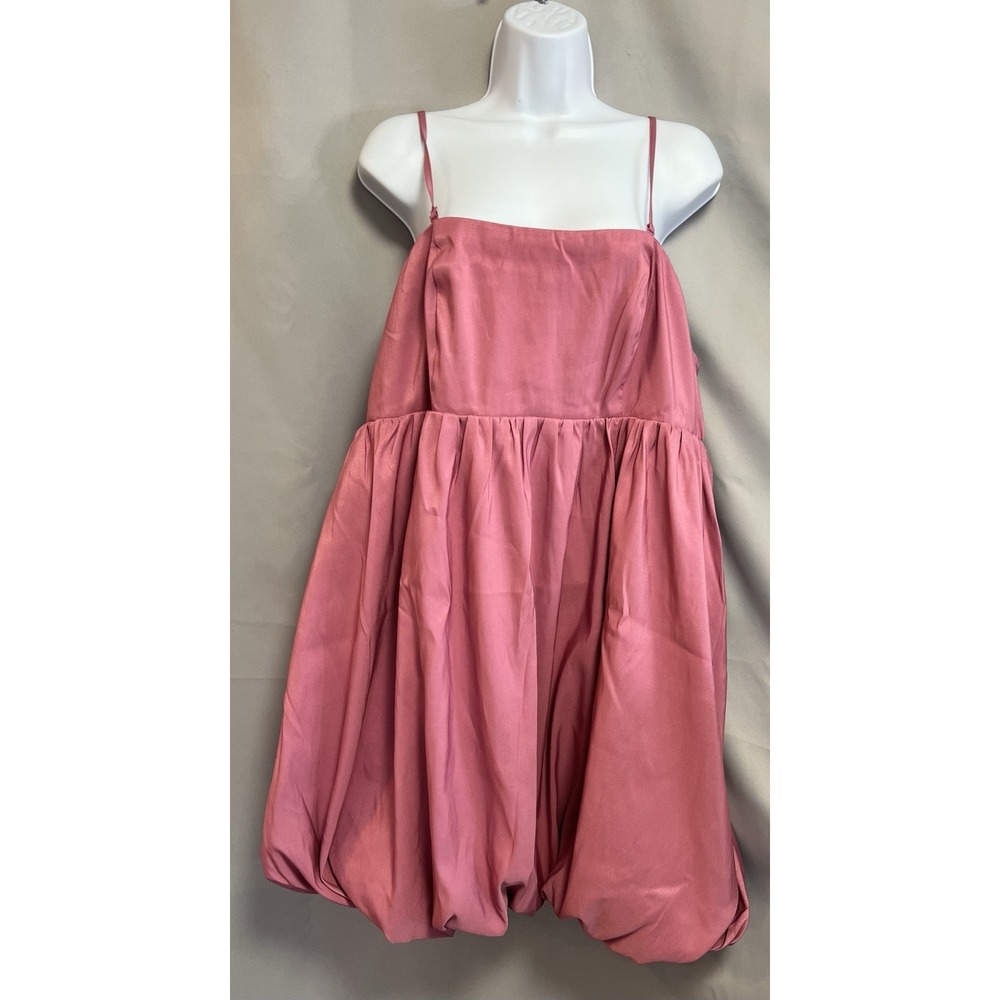 A New Day Balloon Bubble Mini Sleeveless‎ Dress Sz XL NWT Pink Women's Coquette